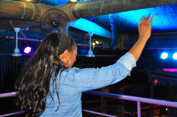 Cinda at the Beach Bar